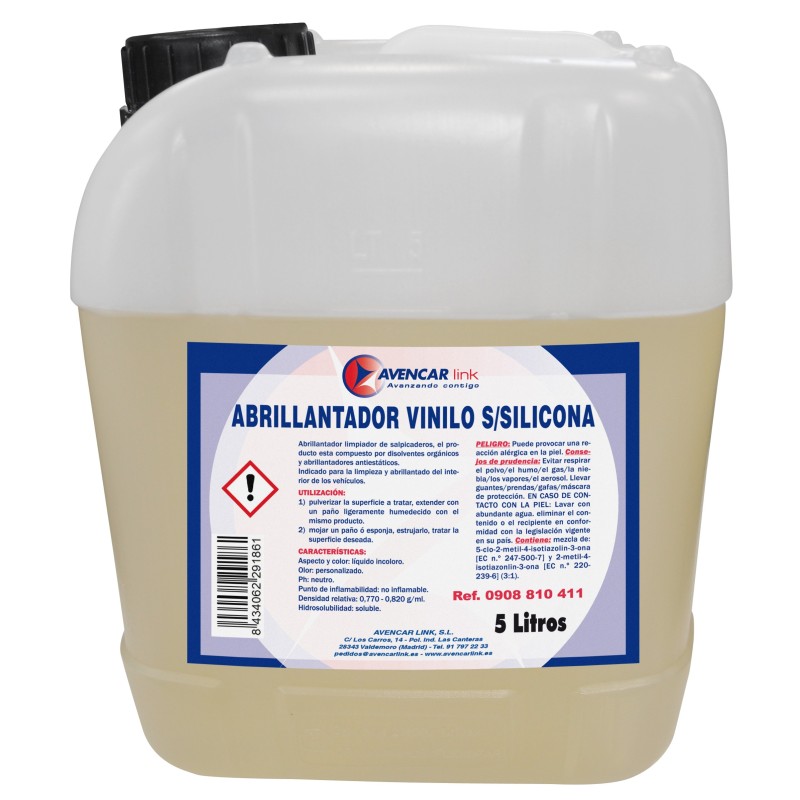 Abrillantador vinilo sin Silicona