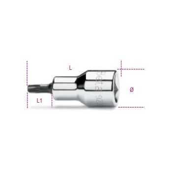 Ref. 920RTX - Vaso con punta Torx Inviolable 1/2"