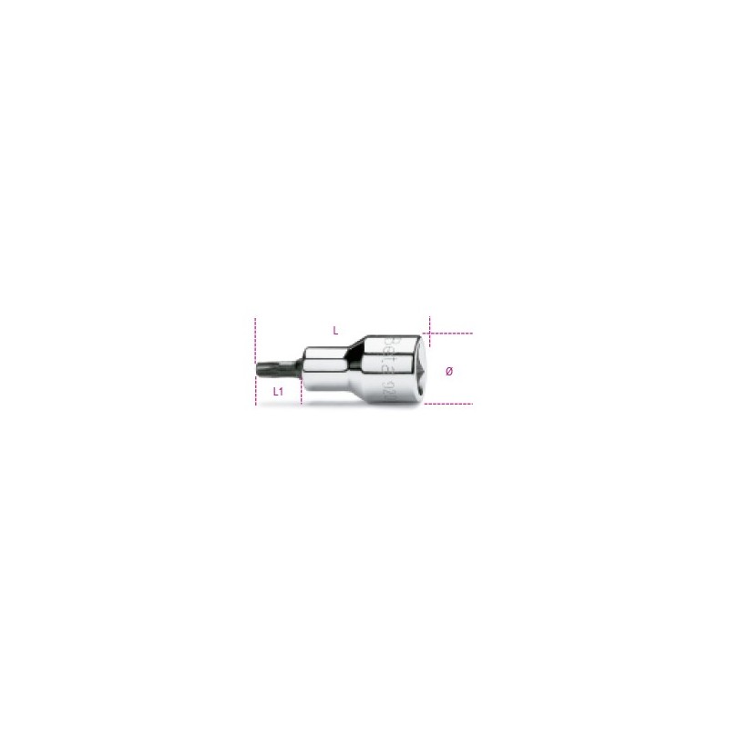 Ref. 920RTX - Vaso con punta Torx Inviolable 1/2"
