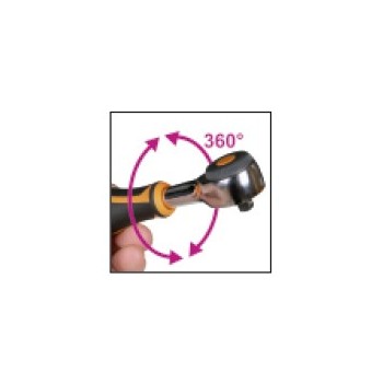 Ref. 920/58 - Carraca con cabeza giratoria 1/2" 52d
