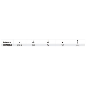 Ref. 920/42 - Empuñadura corredera 1/2"