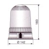 Ref. 0475 150 12 - Luz Giratoria de Base Plana