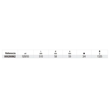 Ref. 928/55 - Carraca cabeza redonda 3/4" 72d