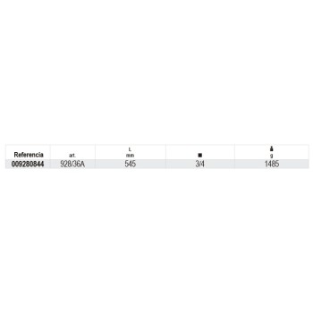 Ref. 928/36A - Empuñadura articulada metal 3/4"