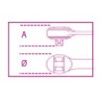 Ref. 929/55 - Carraca metal cabeza redonda 1" 72d