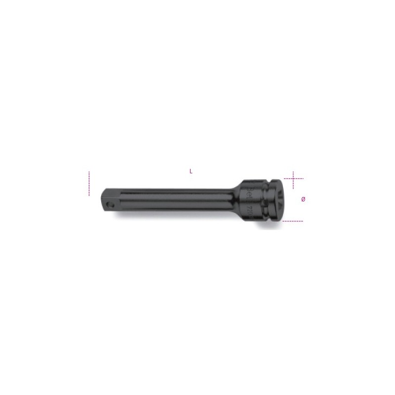 Ref. 710/21 - Alargador impacto 3/8” 125mm