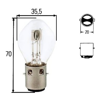 Ref. 0490 082 023 - Bombillas Simétricas BOSCH
