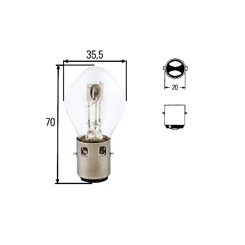 Ref. 0490 082 023 - Bombillas Simétricas BOSCH