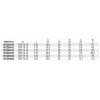 Ref. 720FTX - Vaso impacto 1/2” para tornillos macho Torx