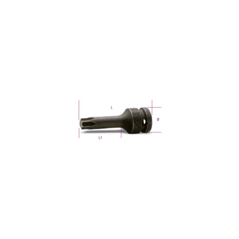 Ref. 720TX - Vaso impacto 1/2” punta Torx