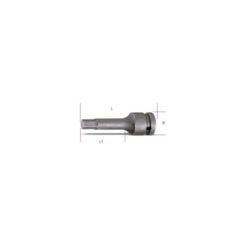 Ref. 720ME - Vaso impacto 1/2” punta hexagonal