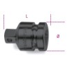 Ref. 720/15 - Adaptador reductor impacto hembra 1/2” macho 3/8”
