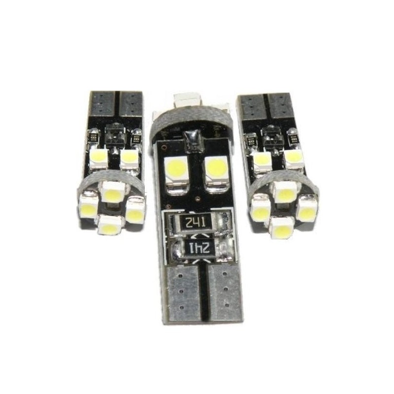 Ref. 0492 85W T10 - Lámpara CAN BUS 8 LED 12V 5W T10