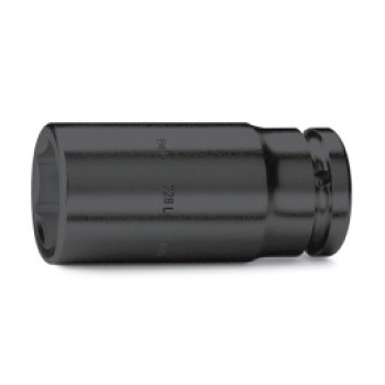 Ref. 728L - Vaso impacto 3/4” hexagonal Largo métrico
