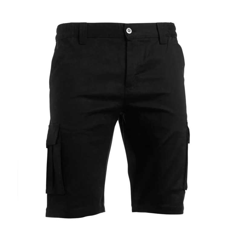 Ref. Pantalón Bermuda de Trabajo Negro