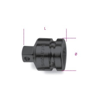 Ref. 728/15 - Adaptador reductor impacto hembra 3/4” macho 1/2”