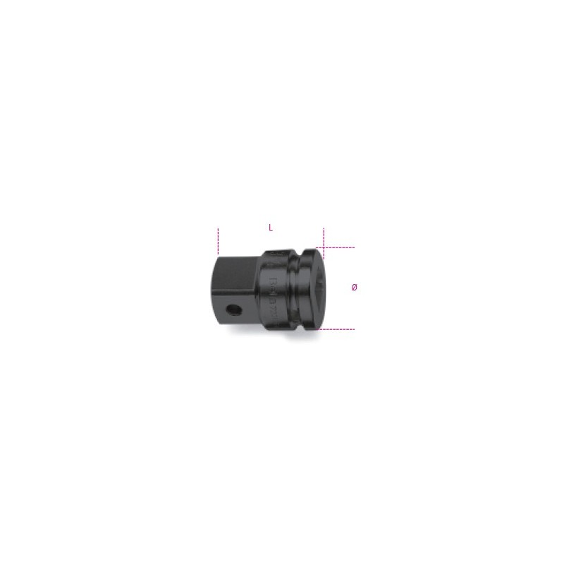 Ref. 728/16 - Adaptador agrandador impacto hembra 3/4” macho 1"