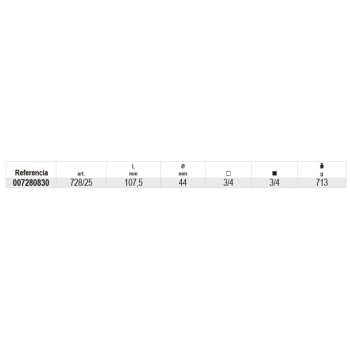 Ref. 728/25 - Articulación universal impacto 3/4”