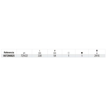 Ref. 729/22 - Alargadera impacto 1" 330 mm