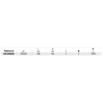 Ref. 729/25 - Articulación universal impacto 1"