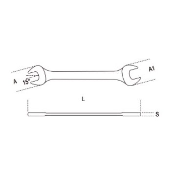 Ref. 55AS - Llaves fijas pulgadas