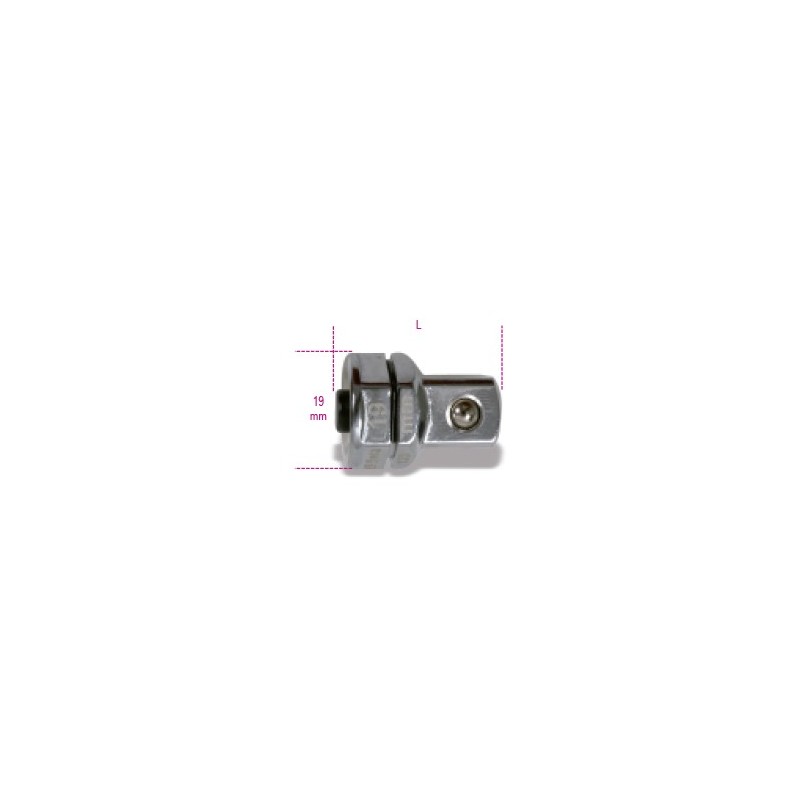 Ref. 123Q1/2 - Adaptador de desenganche rápido 1/2" para llaves de carraca 19 mm