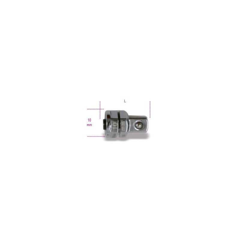 Ref. 123Q1/4 - Adaptador de desenganche rápido 1/4" para llaves de carraca 10 mm
