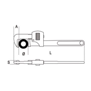 Ref. 360 - Llave modelo Stillson