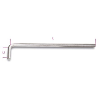 Ref. 96LC - Llave macho acodada hexagonal larga métrico