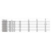 Ref. 96BP/AS - Llave macho acodada hexagonal pulgadas cabeza bola bruñidas