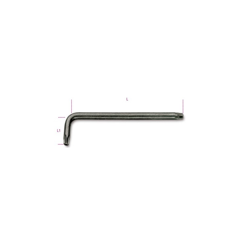 Ref. 97RTX - Llave macho acodada huella Torx inviolable