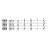 Ref. 1208E_RTX - Llaves macho con mango para tornillos con huella Torx inviolable