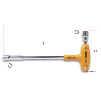 Ref. 941 - Llaves de pipa hexagonales-poligonales con mango
