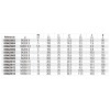 Ref. 942BX - Destornilladores de vaso hexagonales tipo corto cromadas con mango