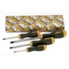 Ref. 1202/S4 - Juego de 4 destornilladores para tornillos con huella de cruz Phillips