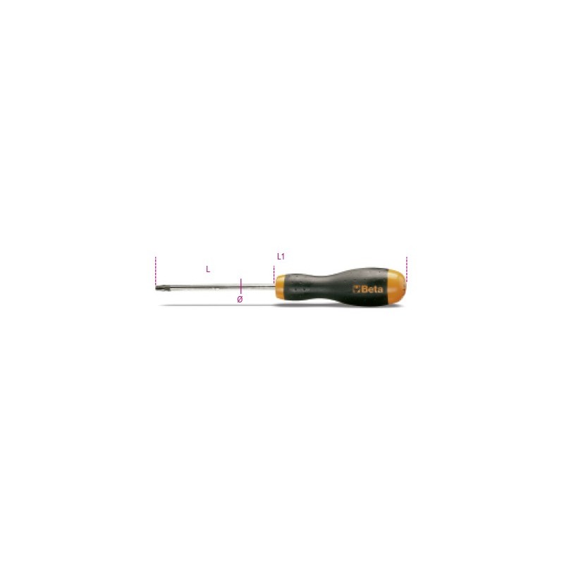 Ref. 1207TX/D7 - Juego de 7 destornilladores macho para tornillos con huella Torx