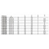 Ref. 1207TX/D7 - Juego de 7 destornilladores macho para tornillos con huella Torx