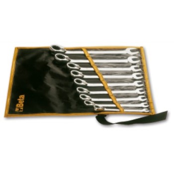 Ref. 142/B - Juego de llaves combinadas con carraca reversible