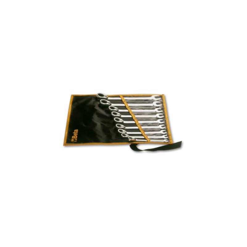 Ref. 142/B - Juego de llaves combinadas con carraca reversible