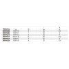 Ref. 861PH - Puntas de 1/4 para tornillos con huella de cruz Phillips