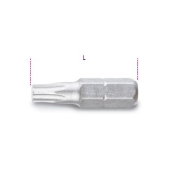 Ref. 861TX - Puntas de 1/4 para tornillos con huella Torx