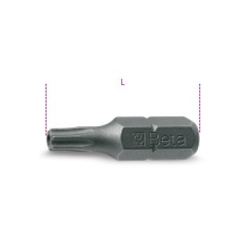Ref. 861RTX - Puntas de 1/4 para tornillos con huella Torx inviolable