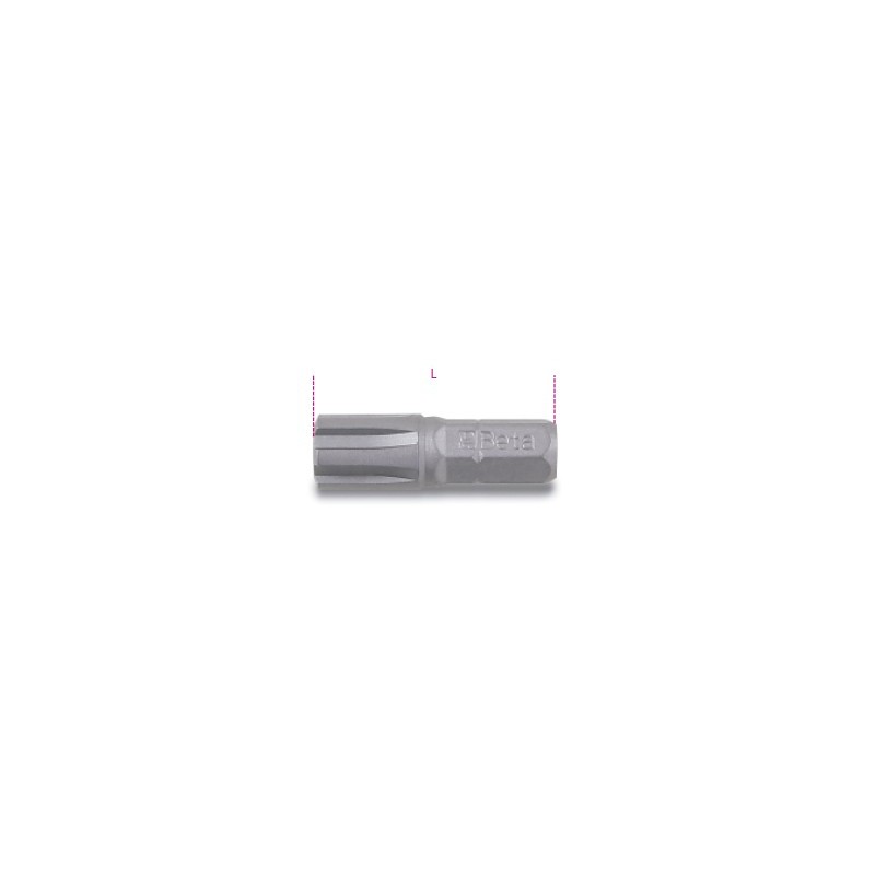 Ref. 861RIBE - Puntas de 1/4 para tornillos con huella RIBE