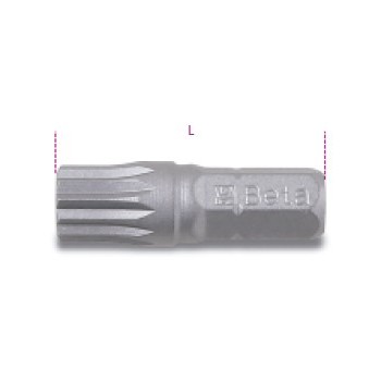 Ref. 861XZN - Puntas de 1/4 para tornillos con huella XZN