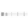 Ref. 866PZ - Puntas de 5/16 para tornillos con huella de cruz Pozidriv-Supadriv