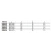 Ref. 866RTX - Puntas de 5/16 para tornillos con huella Torx Inviolable