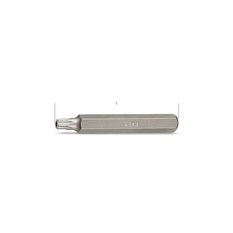 Ref. 867RTX/L - Puntas de 10 mm Larga para tornillos con huella Torx Inviolable