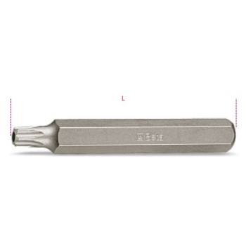Ref. 867RTX/L - Puntas de 10 mm Larga para tornillos con huella Torx Inviolable