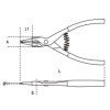 Ref. 1036 - Alicate Seeguer exterior rectos mango PVC
