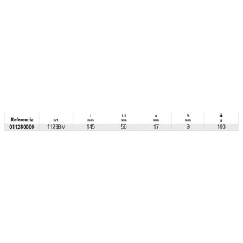 Ref. 1128BM - Tijeras electricista hojas rectas